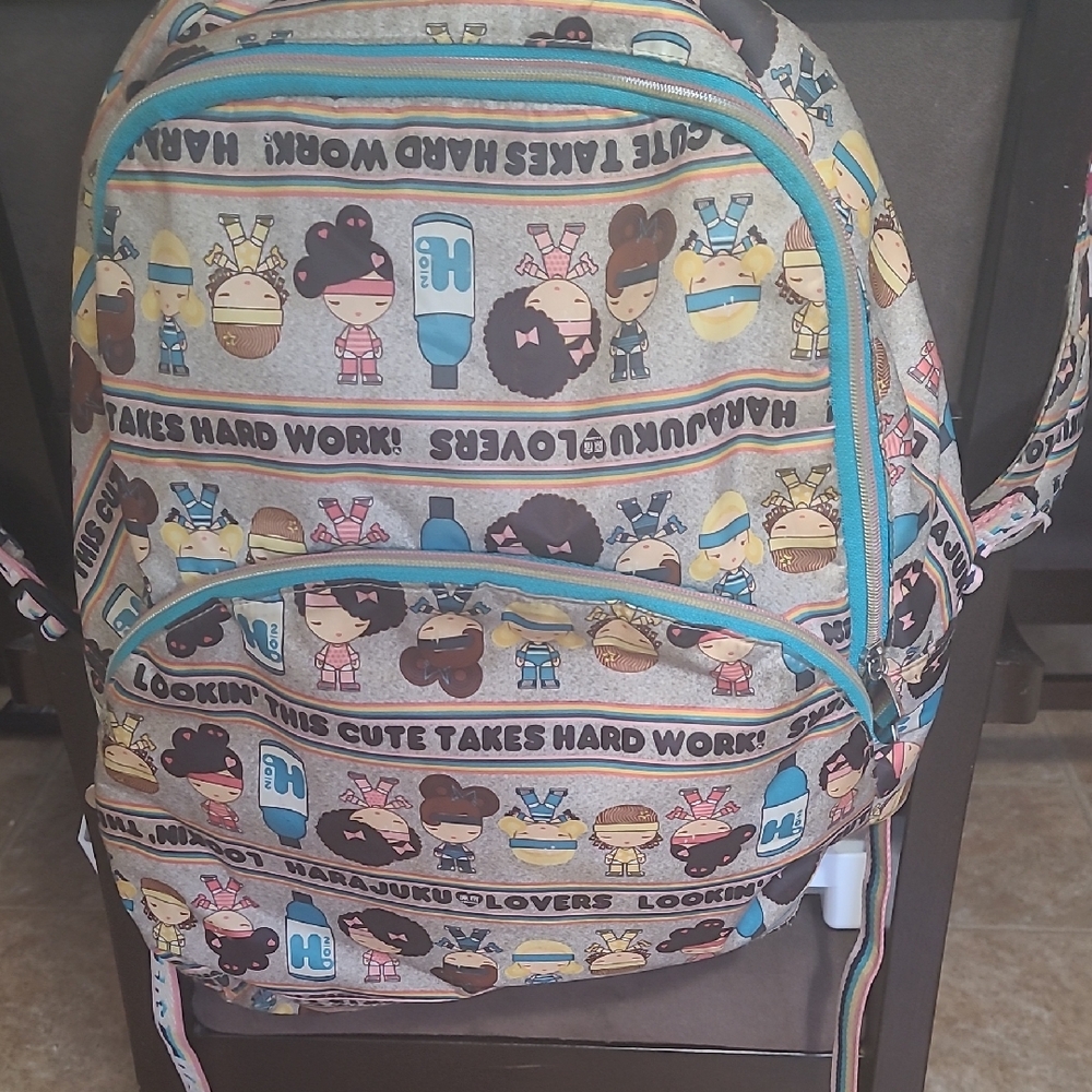 Vintage Harajuko Lovers Backpack